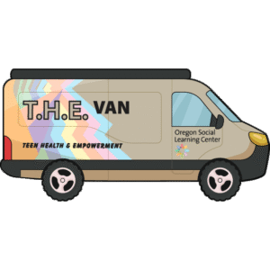 Logo of the Teen Health & Empowerment Van by ODI Clinic