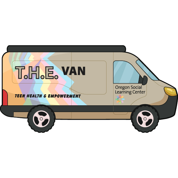 Logo of the Teen Health & Empowerment Van by ODI Clinic